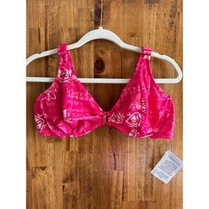 Nette’s Swimwear Bikini Top Sz. 30-31 E NWT Bright Pink